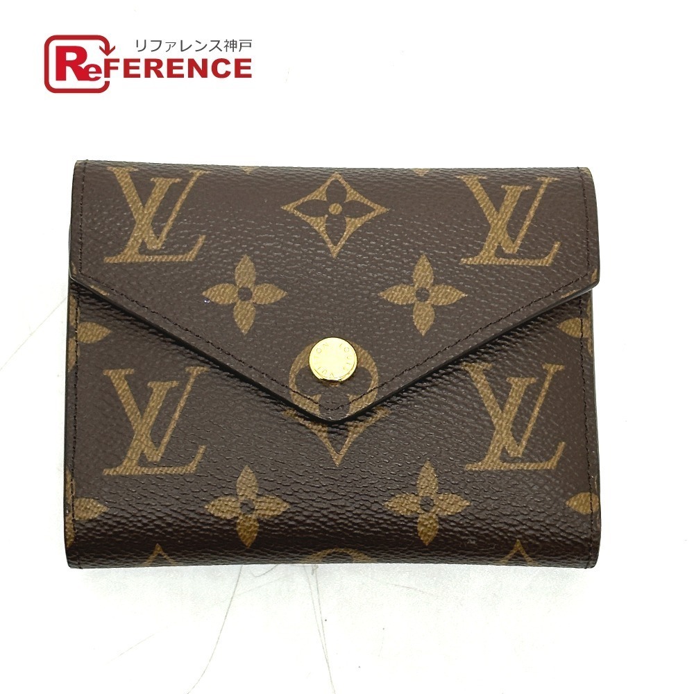 Louis Vuitton Portefeuille Wallet Victorine Bi fold Monogram Brown
